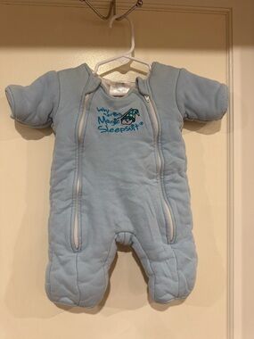 Magic Sleepsuit Light Blue Infant Sleep Sack One-Piece